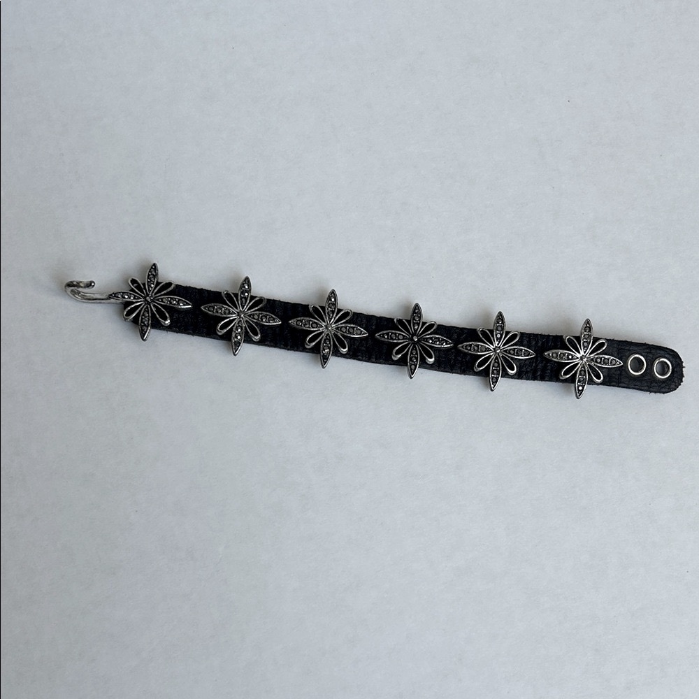Lucky Brand Black and Silver Bracelet
